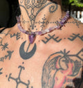 Amethyst heart necklace