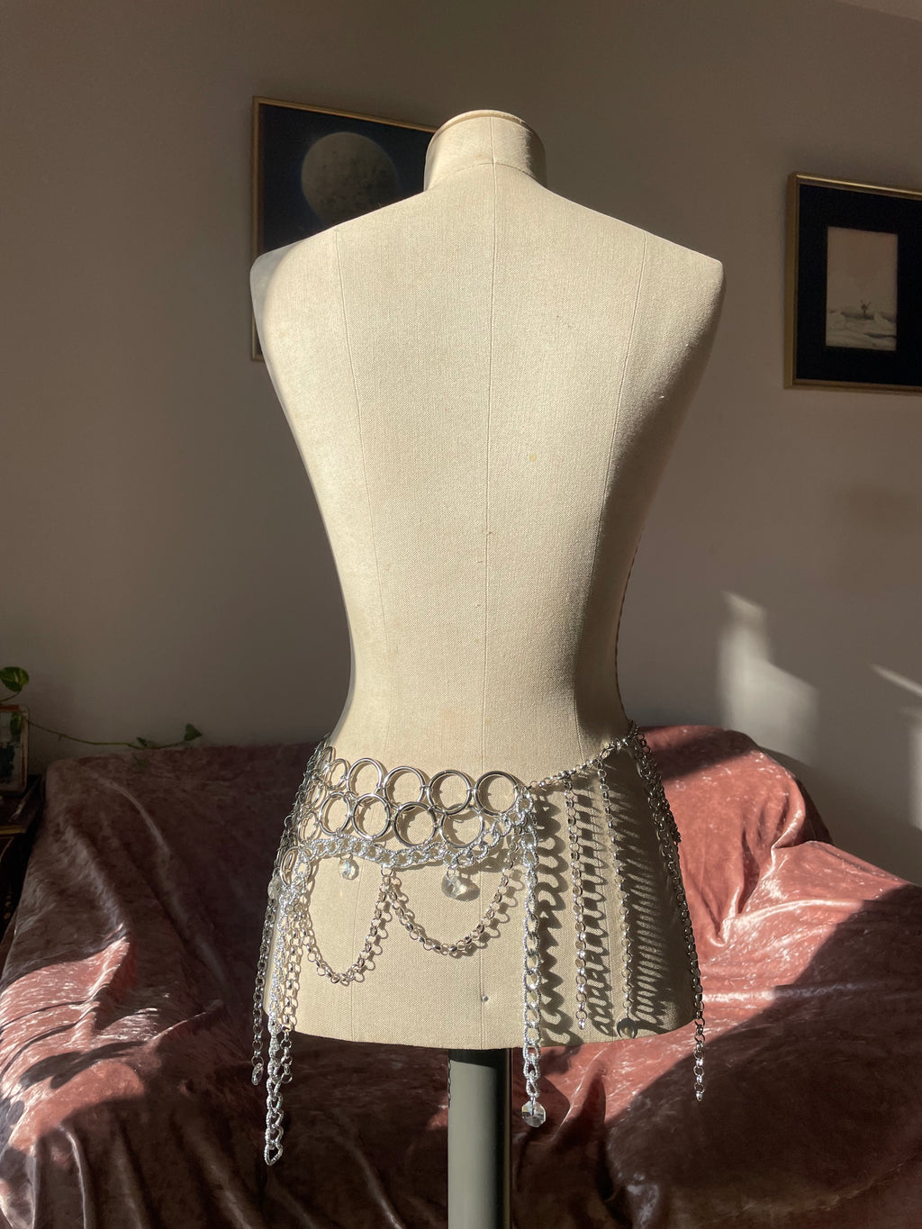 Chunky jewelry skirt
