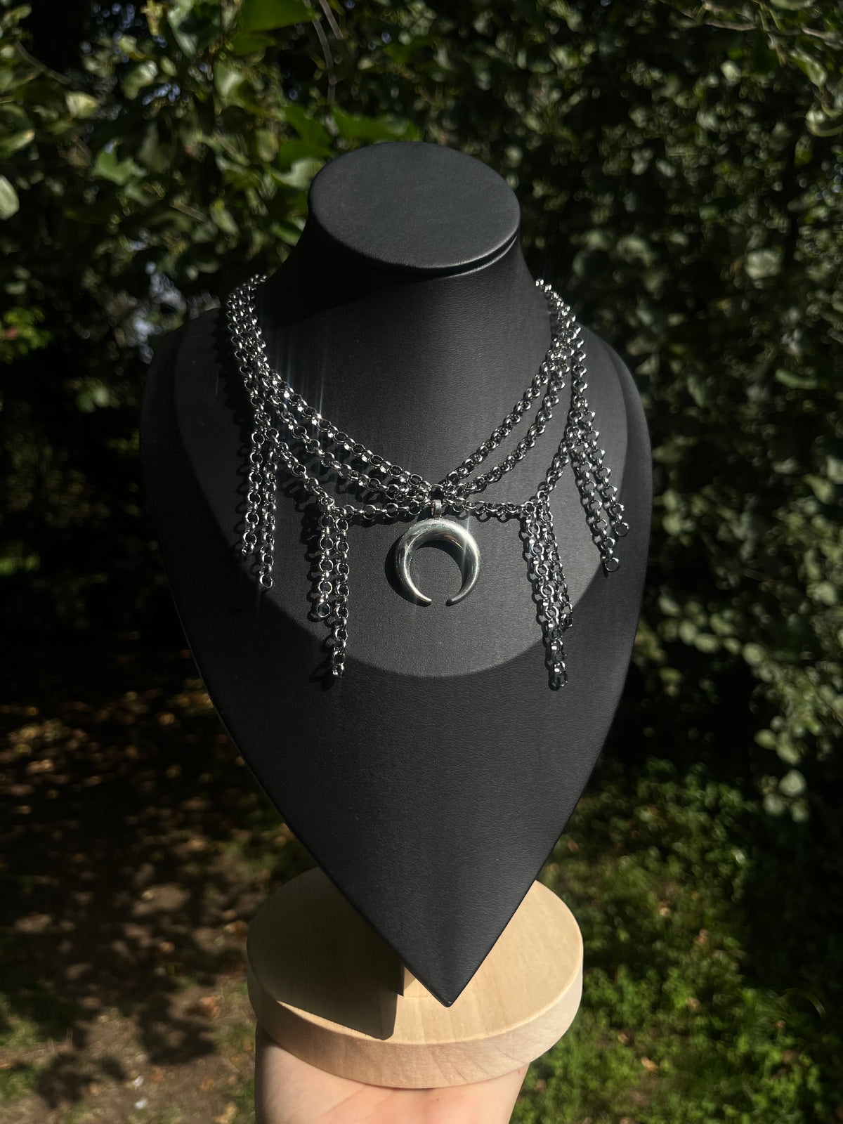 Lunar Chain Harness Necklace