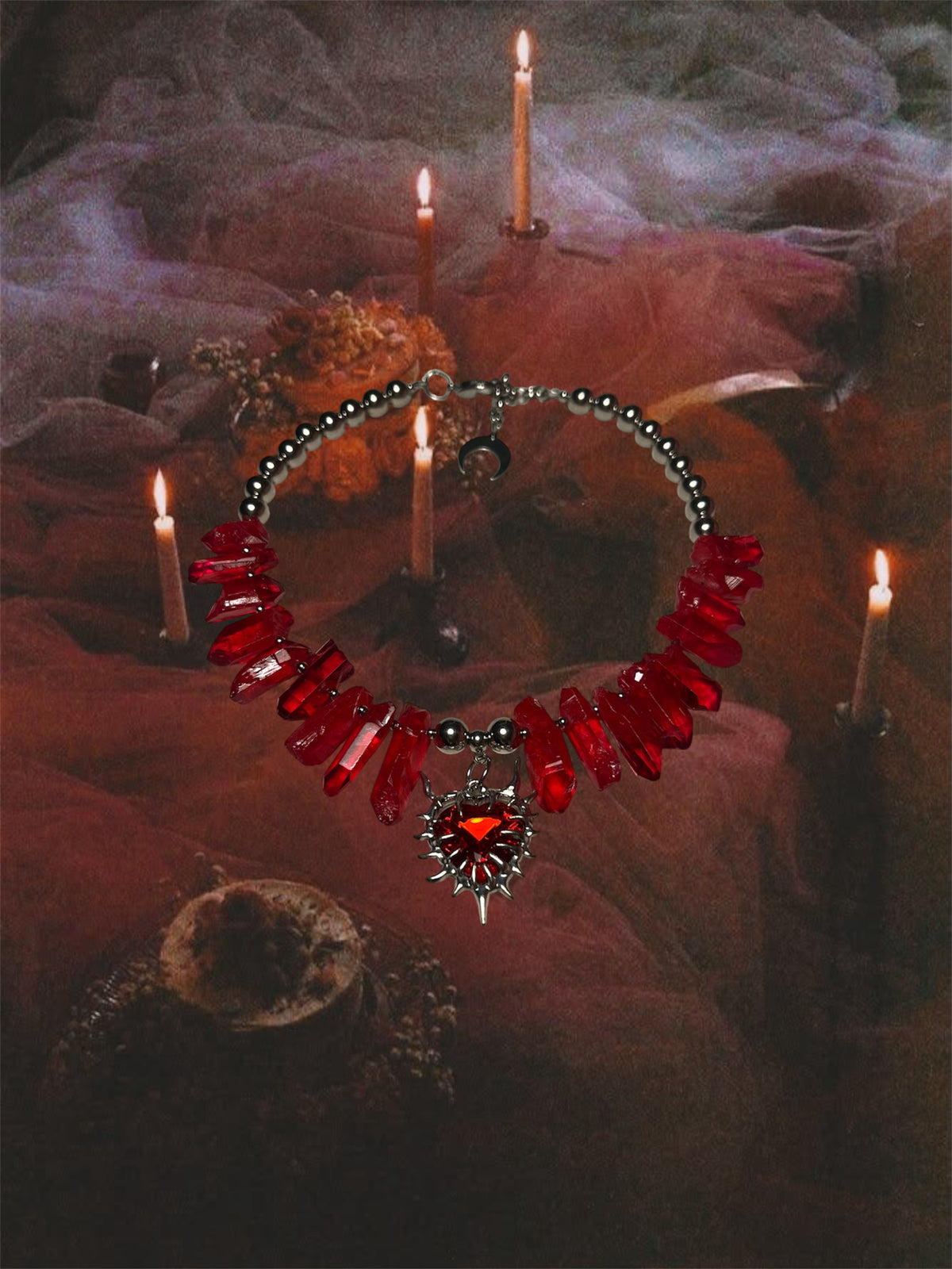 Scarlet Relic Grunge necklace