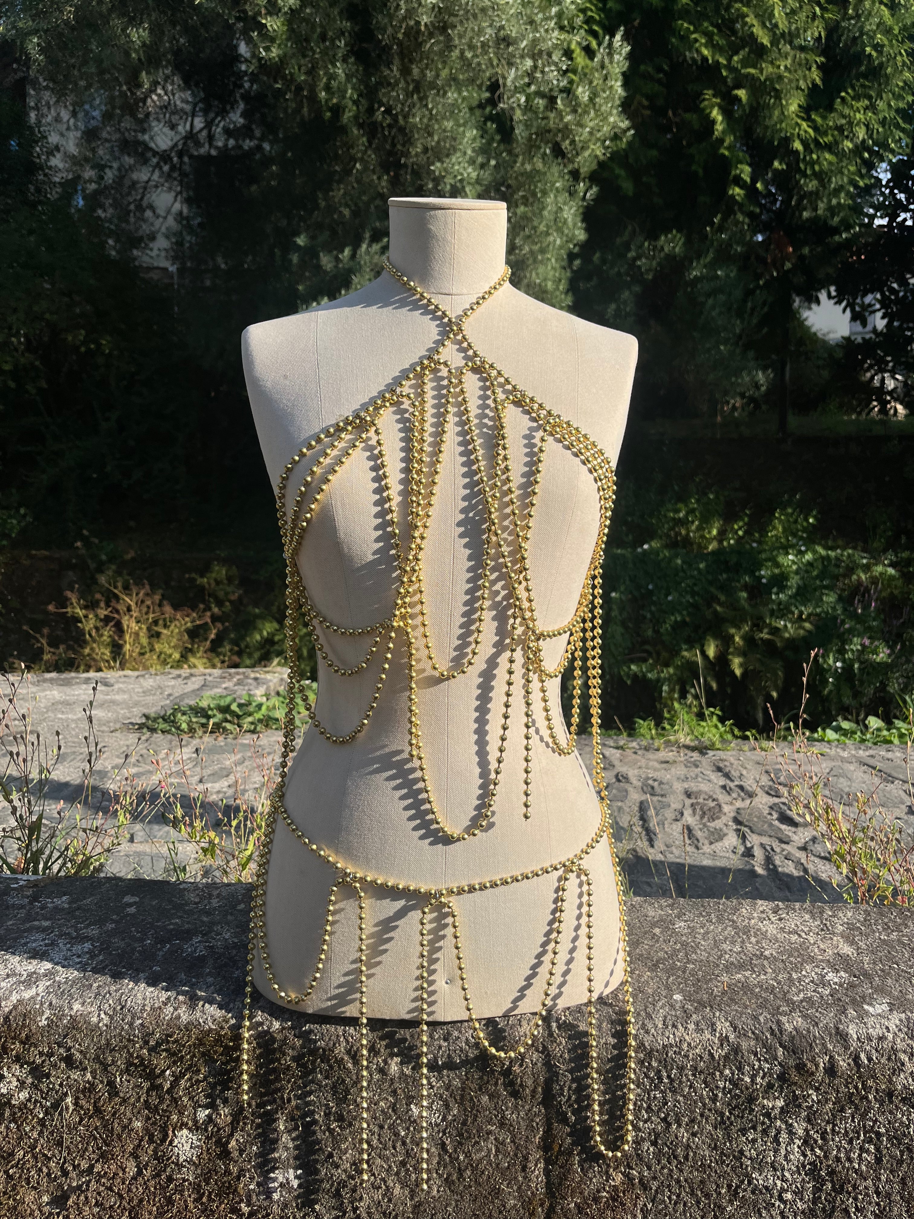 Golden Serpent Body Jewellery Set