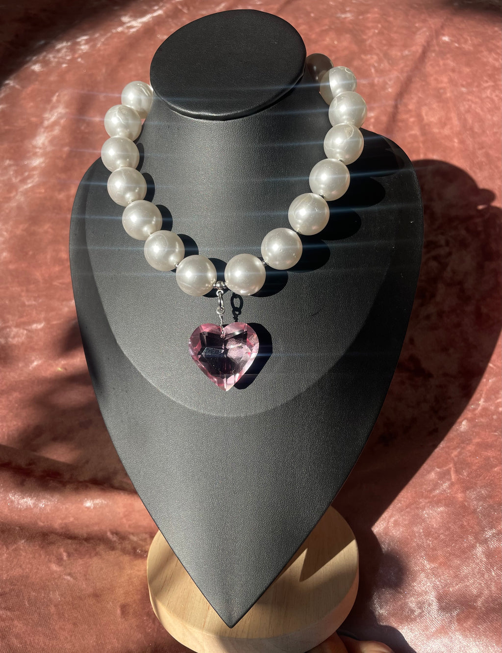 Coquette pearls necklace