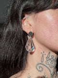 Crystal drop earrings