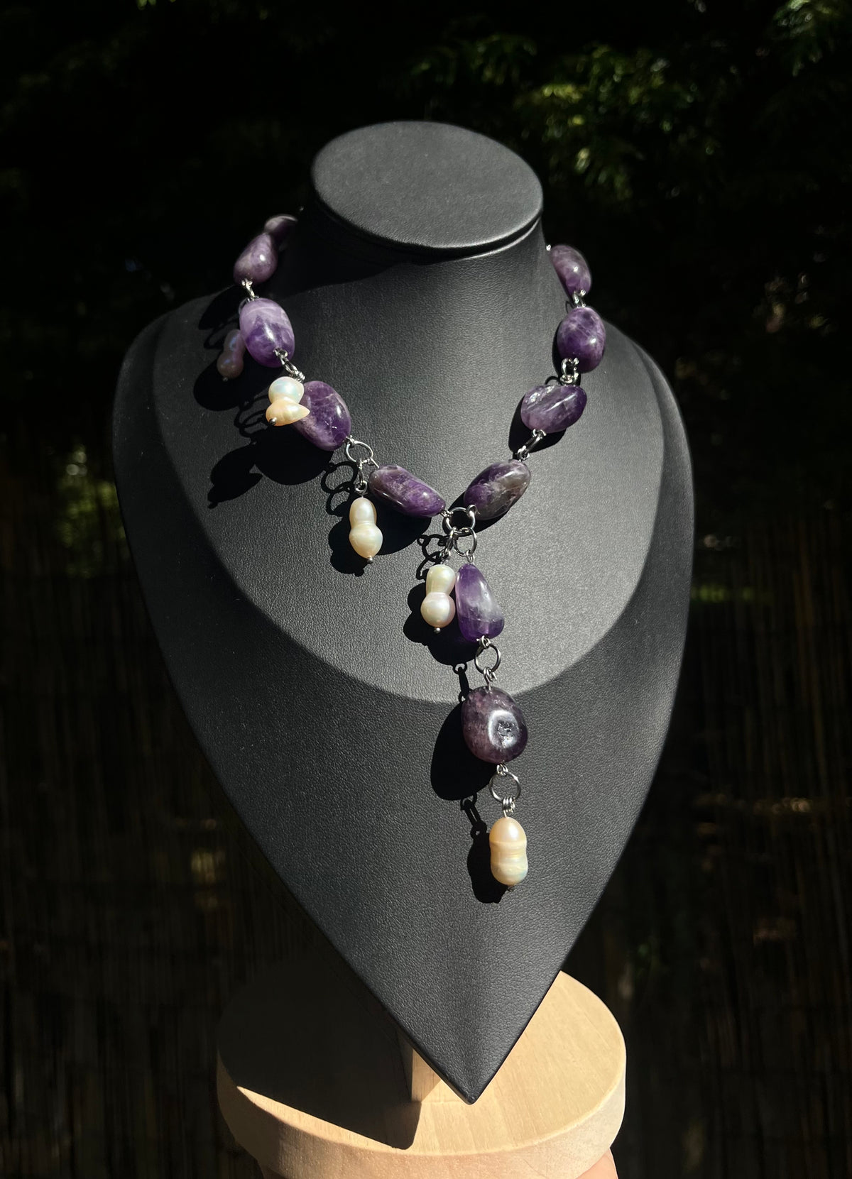 Amethyst Moon Garden Necklace