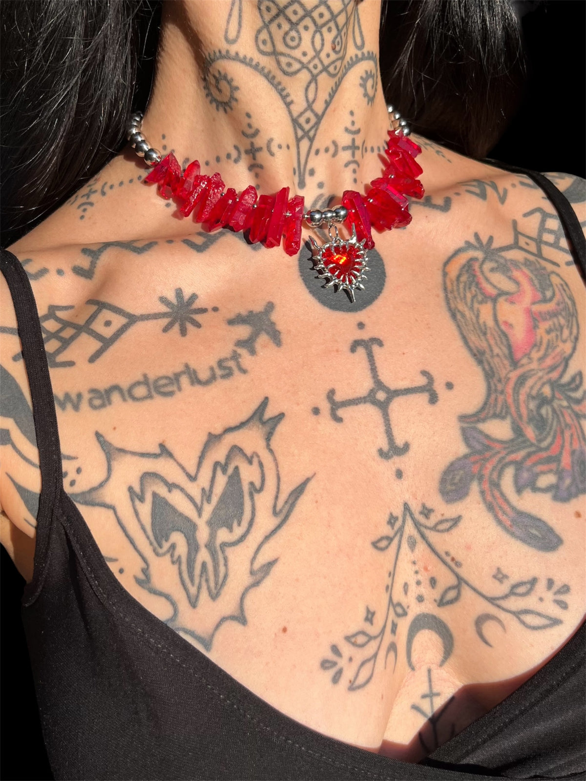 Scarlet Relic Grunge necklace