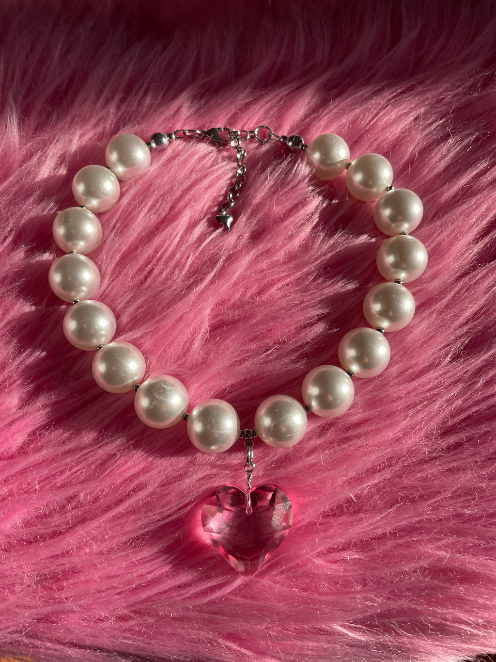 Coquette pearls necklace