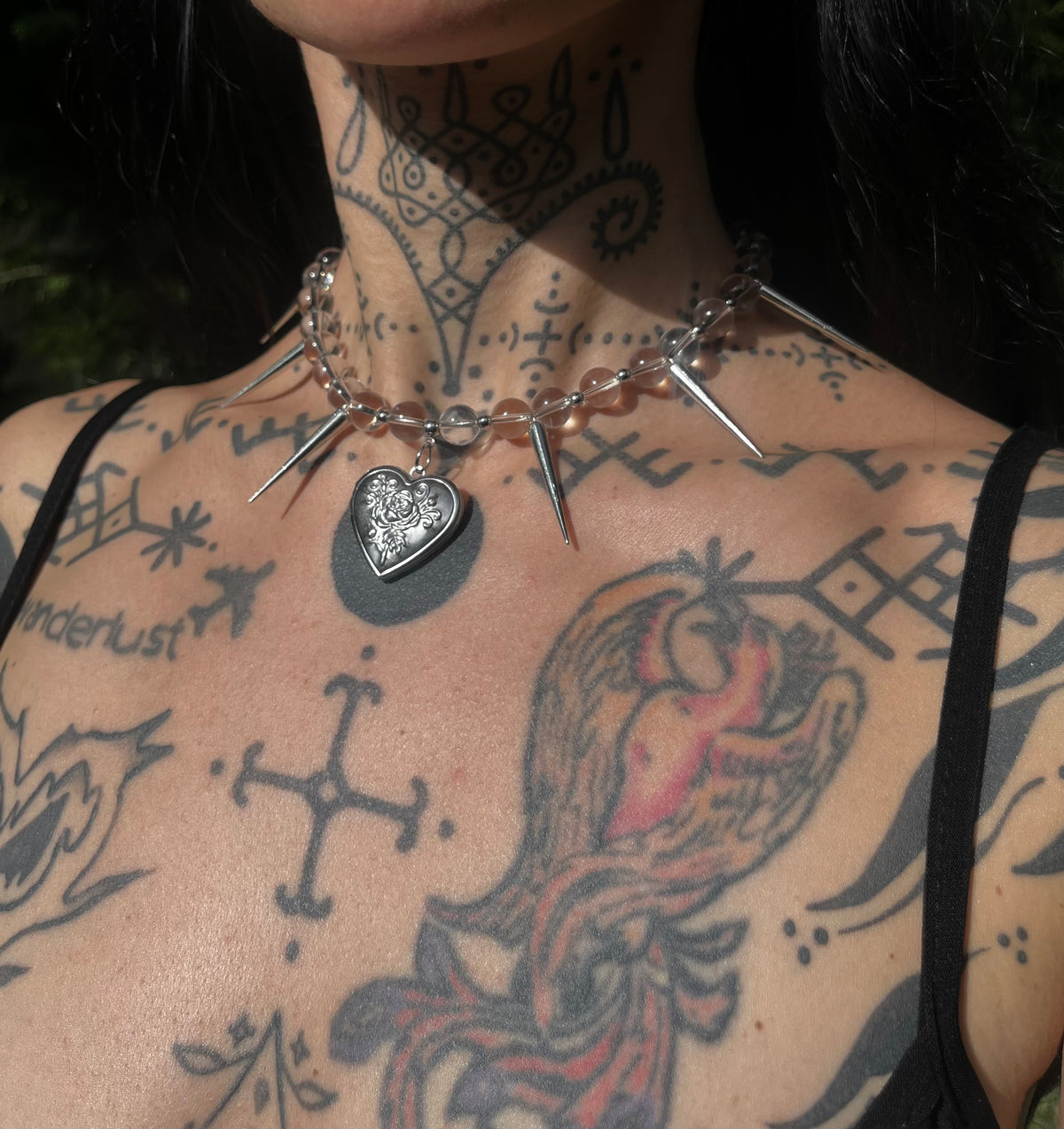 Love Spell Keeper — Crystal Spike Necklace