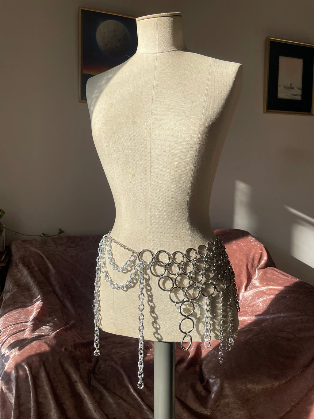 Chunky jewelry skirt