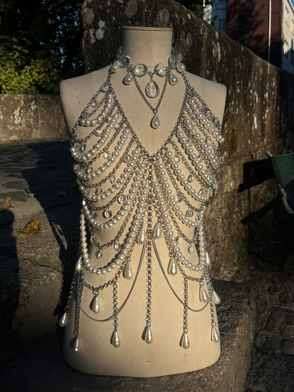 The Forgotten Queen – Pearl & Crystal Dress