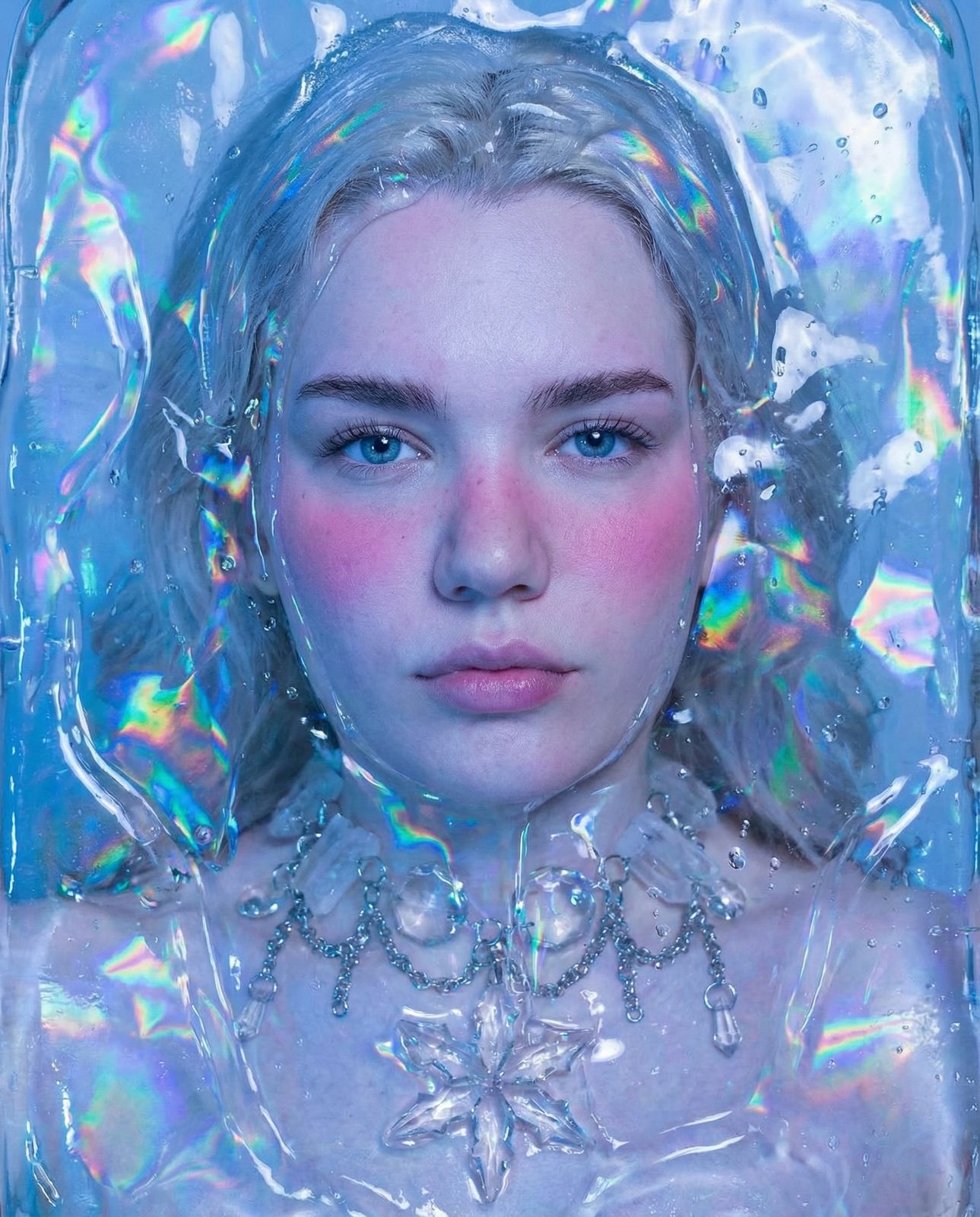 “In the ices” necklace