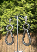 Carabiner earrings