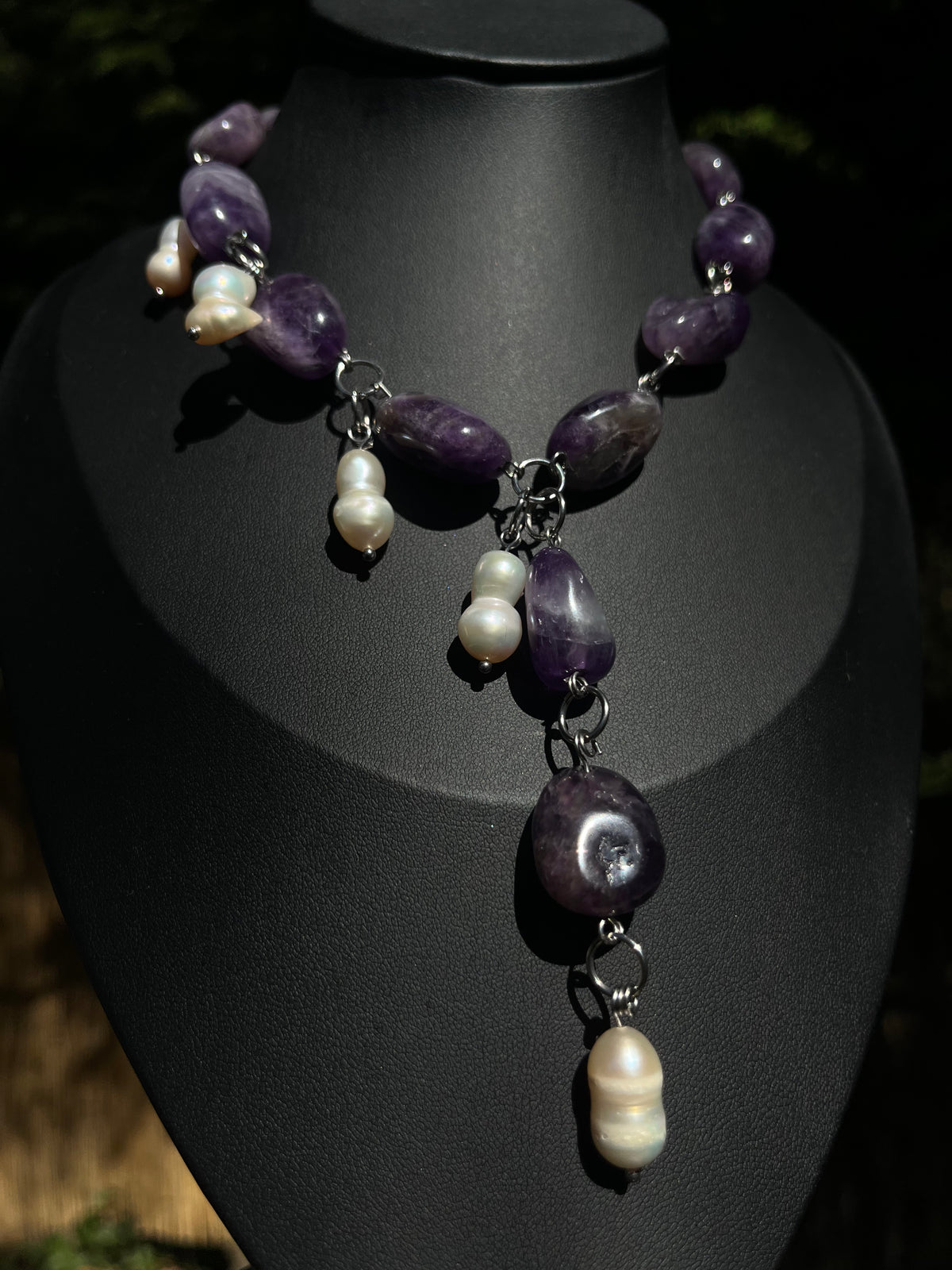 Amethyst Moon Garden Necklace