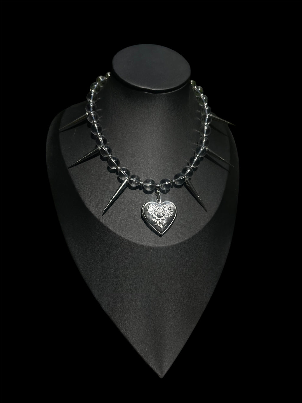 Love Spell Keeper — Crystal Spike Necklace