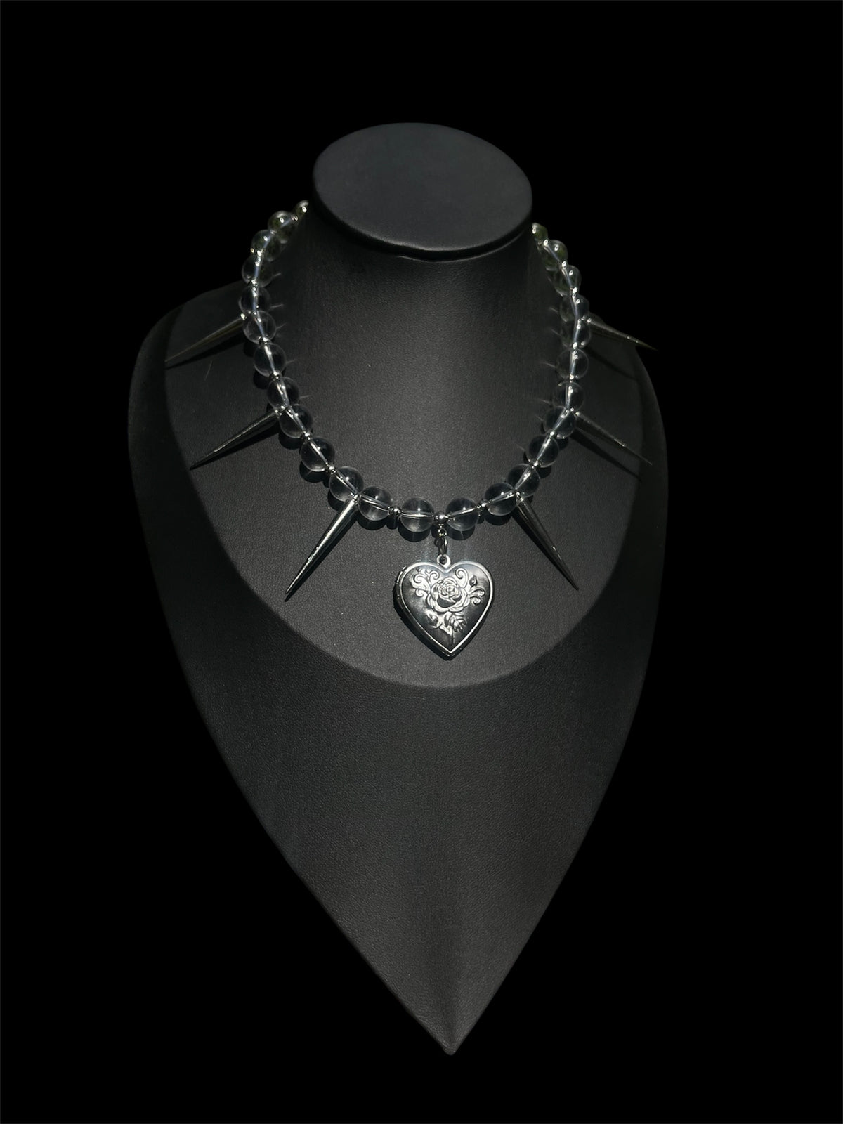 Love Spell Keeper — Crystal Spike Necklace