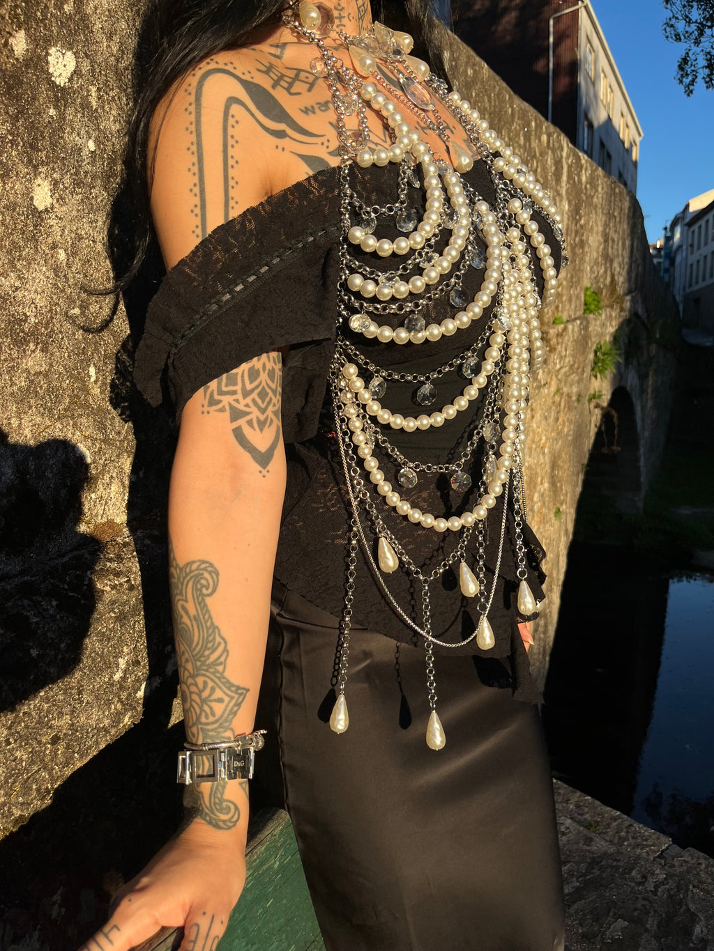 The Forgotten Queen – Pearl & Crystal Dress