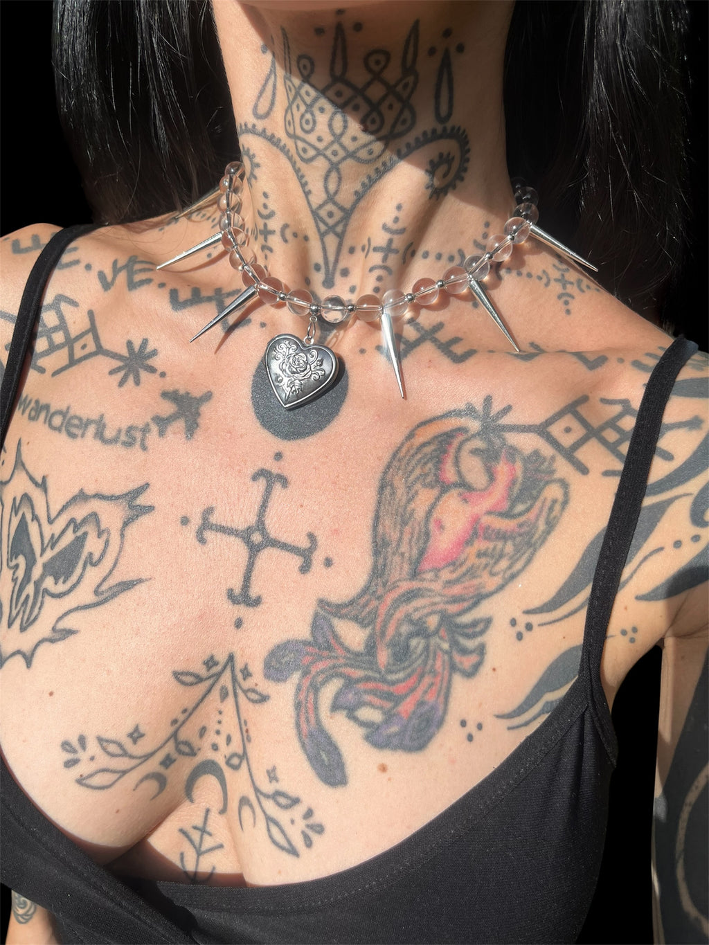 Love Spell Keeper — Crystal Spike Necklace