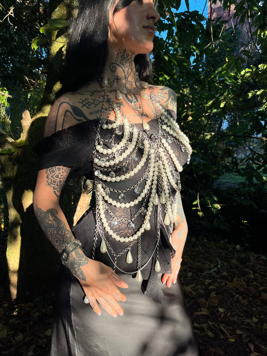 The Forgotten Queen – Pearl & Crystal Dress