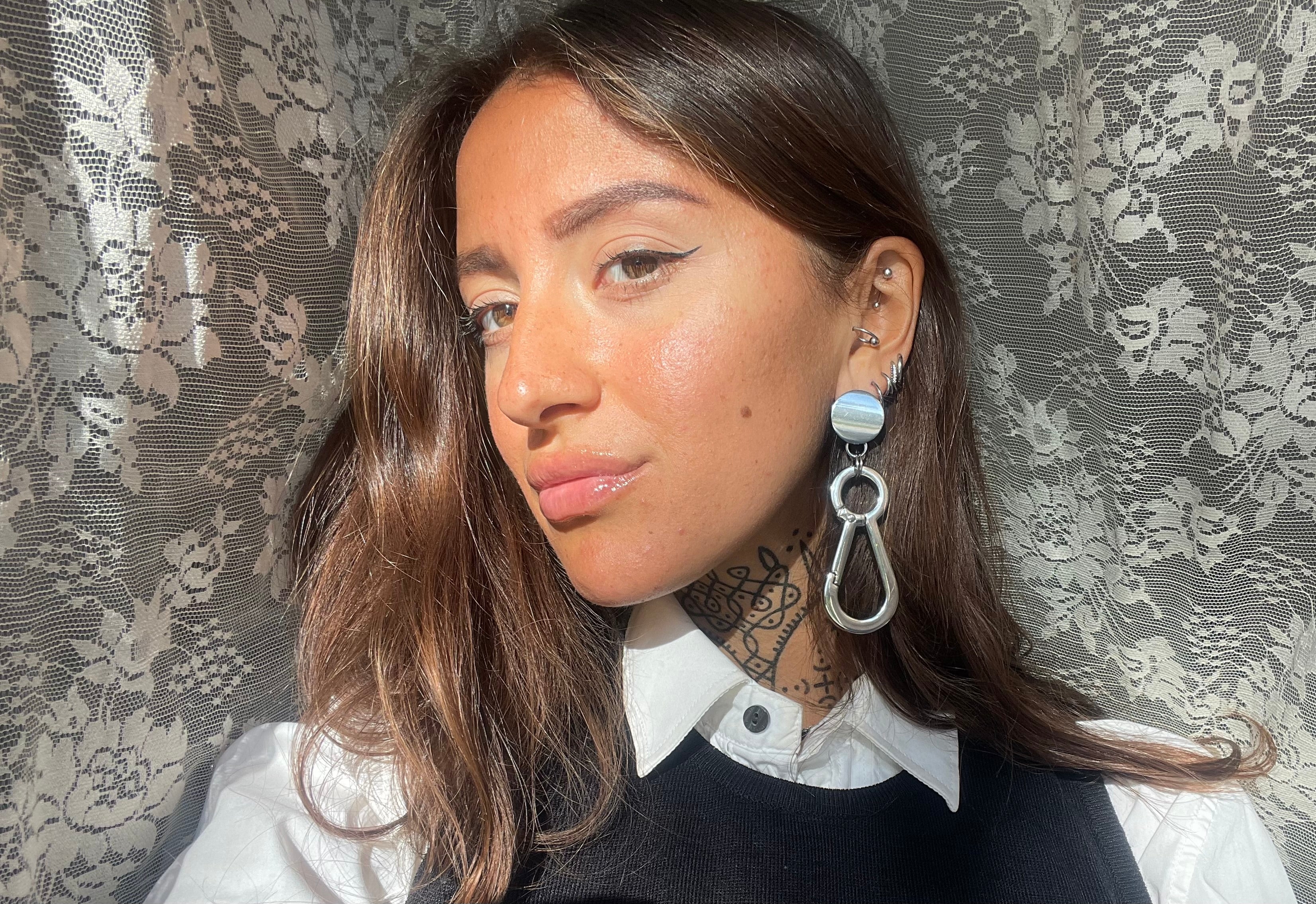 Carabiner earrings