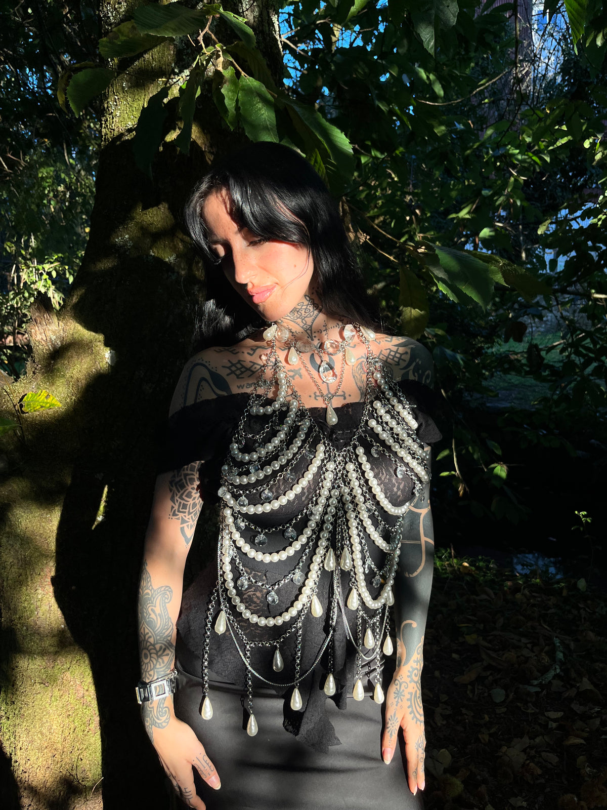 The Forgotten Queen – Pearl & Crystal Dress
