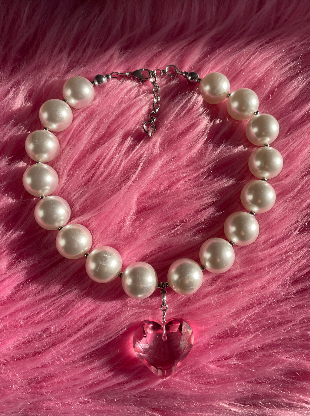 Coquette pearls necklace
