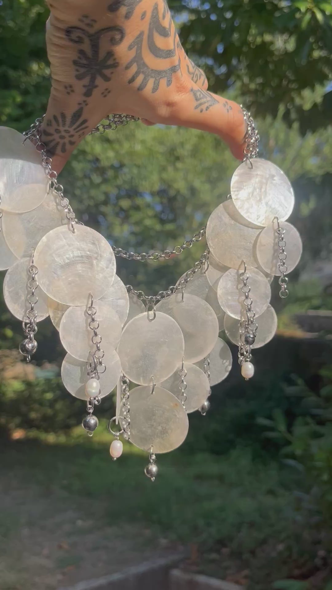 Shell Cascade Necklace