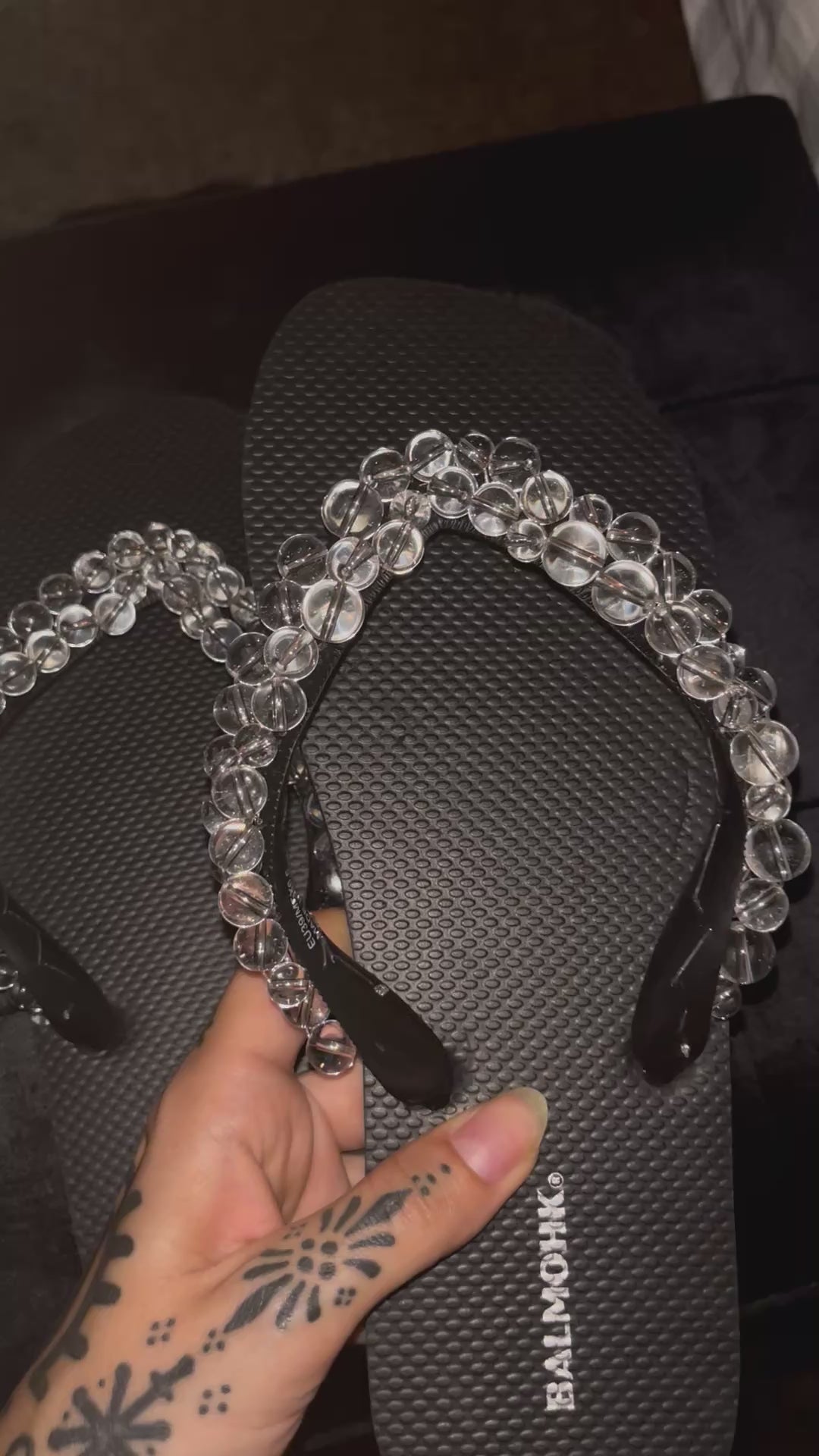 Bedazzled shoewear